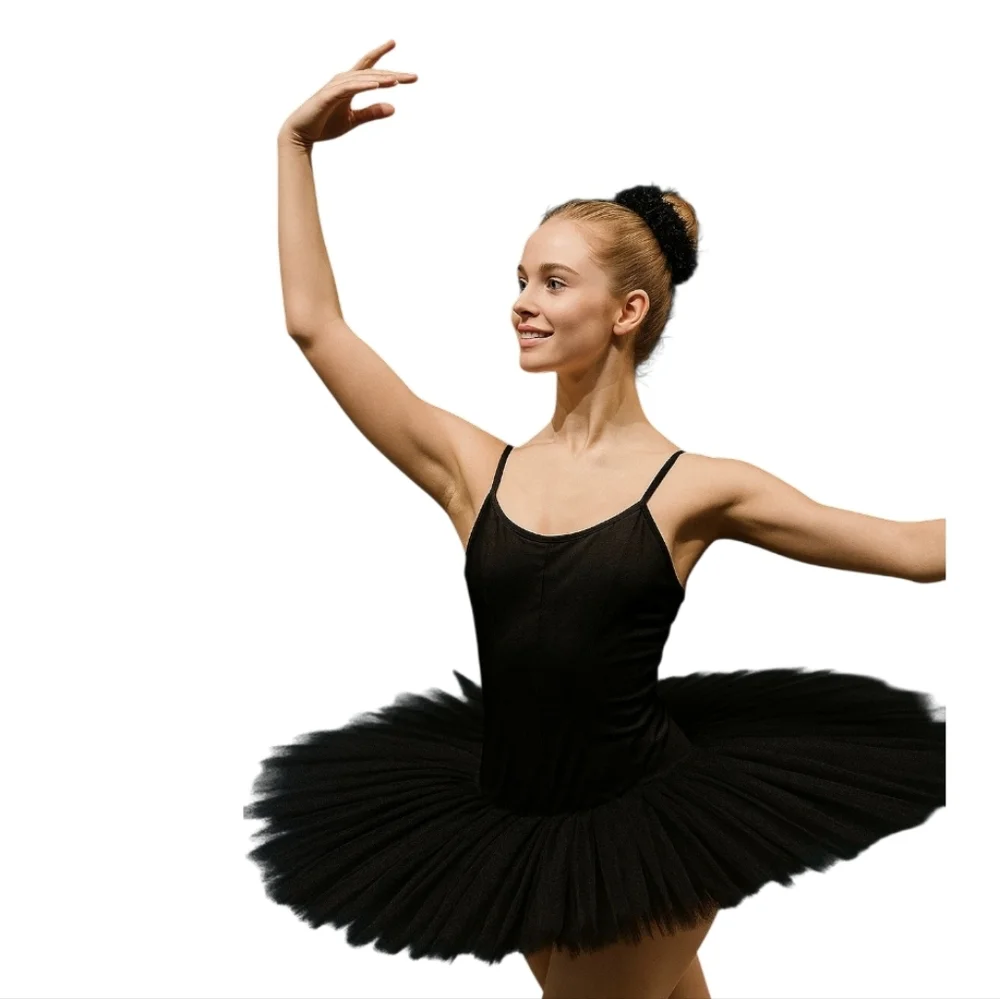 Hand Crafted Black Swan Tutu Scrunchie 6